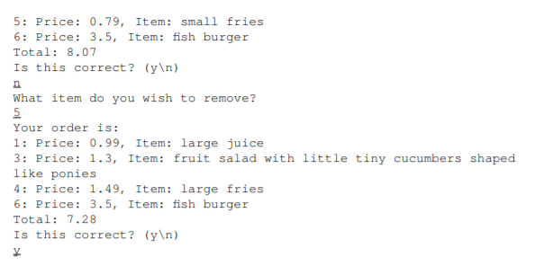 79 Item Small Fries 5 79 Item Small Fries 5