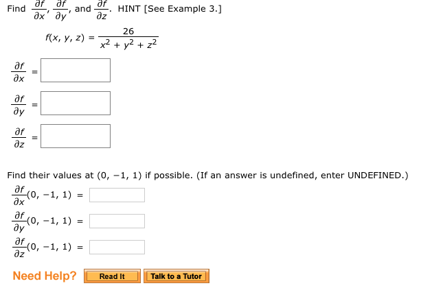 Solved O Hint See Example 3 Df Df Find Ax Ay Fx Chegg Com