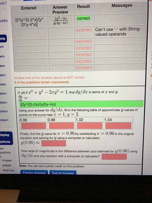 Solved If X 2 Y 3 2xy 2 1 Find Dy Dx In Terms Of X Chegg Com