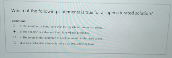 Solved Hich Of The Following Statements Is True For A | Chegg.com Solved Hich Of The Following Statements Is True For A | Chegg.com