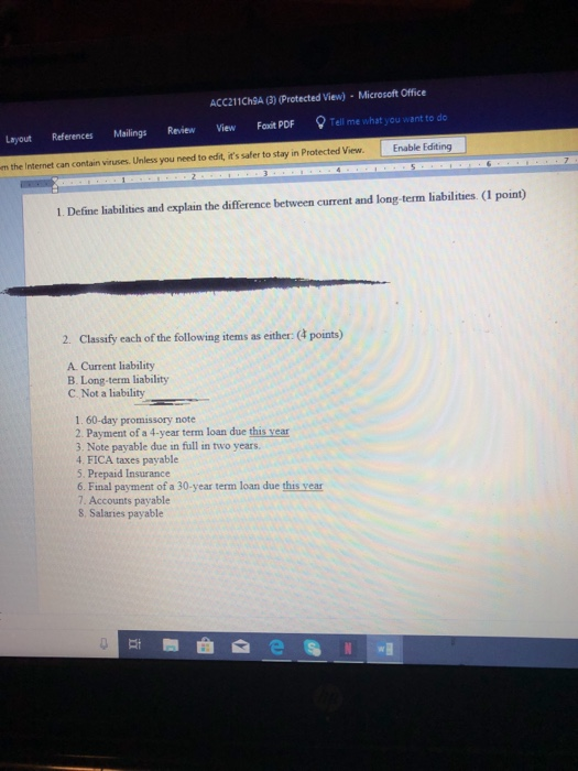 solved acc211ch9a protected view microsoft office microsoft office layout
