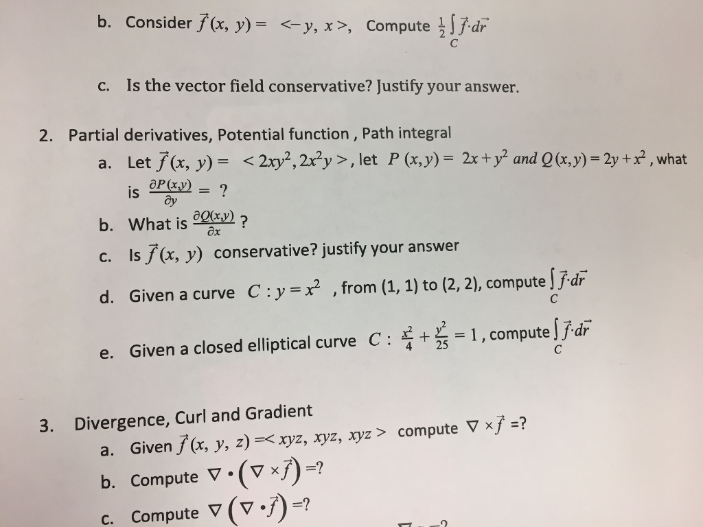 Solved B Consider J T Y Compute 1jdr C Is The Vector Chegg Com