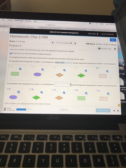 Solved To Complete The Flowchart Match Each Number With I Chegg Com