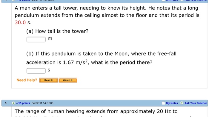 Solved A Man Enters A Tall Tower Needing To Know Its Hei