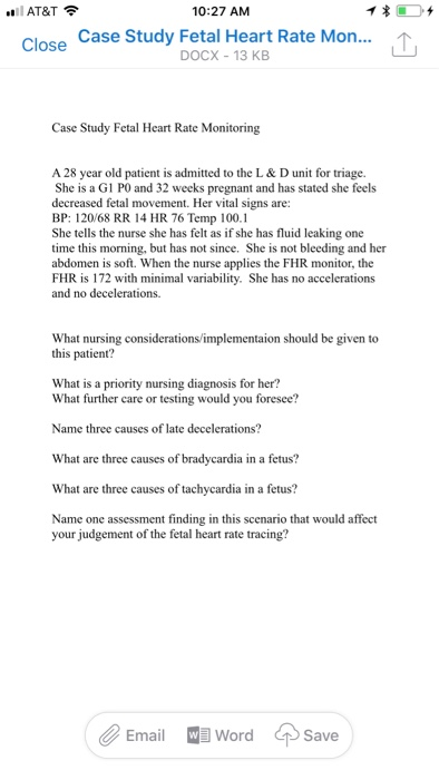 Maternity case study examples picture