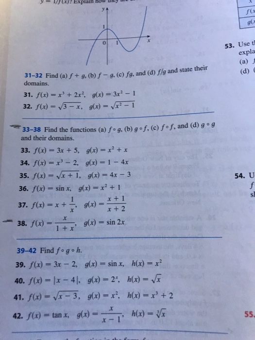 Solved A Explain How Uiey F X 53 Use Th Expla 31 32 Find Chegg Com