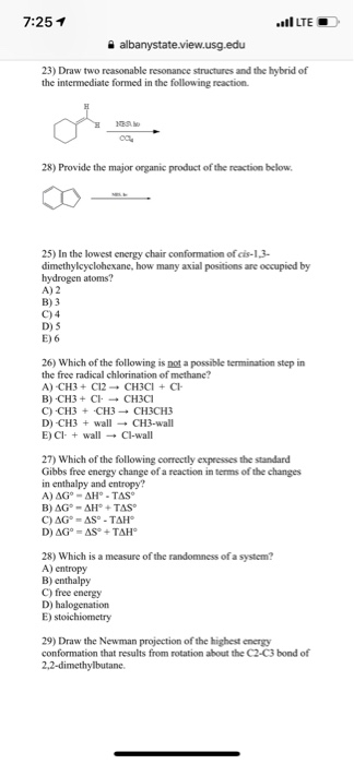 Solved 7 251 Lte Albanystate View Usg Edu 23 Draw Two Re