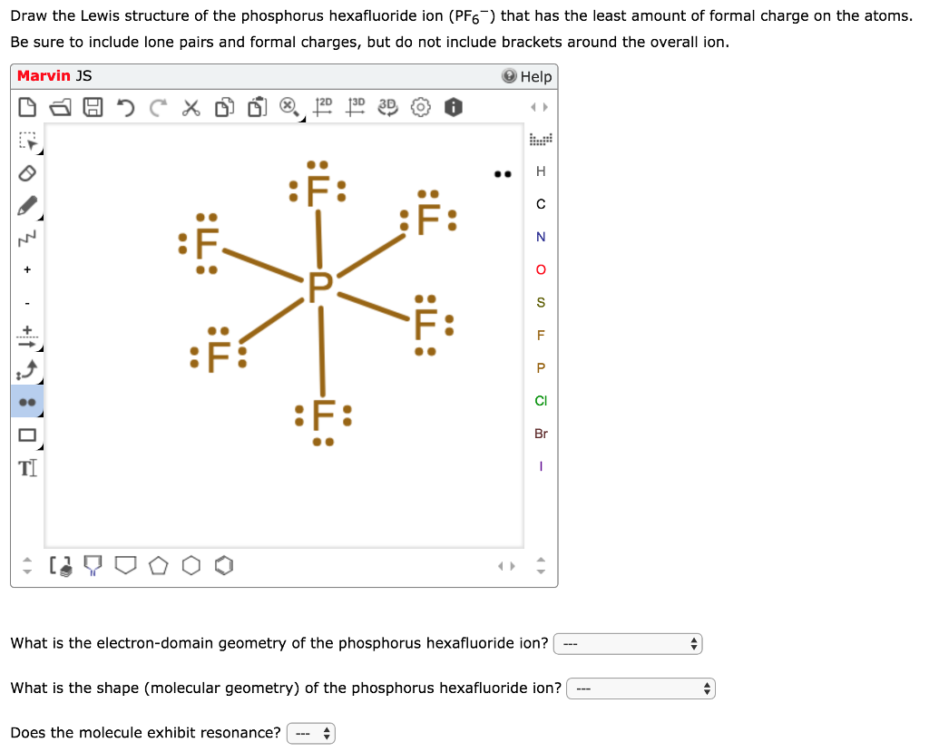 Pf6 lewis structure