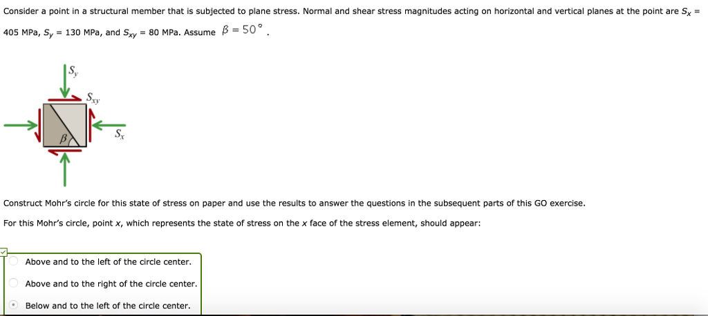 Consider A Point In A Structural Member That Is Chegg Com