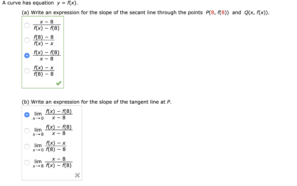 Solved A Curve Has Equation Y F X A Write An Expression Chegg Com