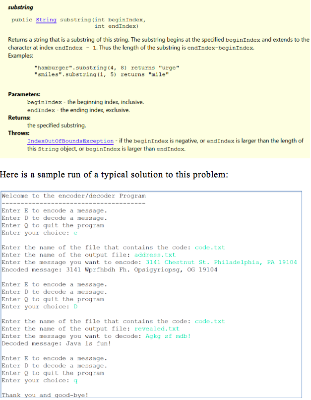 write a handler that will perform encryption in java