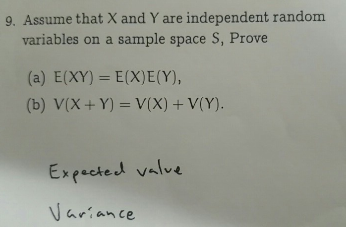 Solved Assume That X And Y Are Independent Random Variabl Chegg Com
