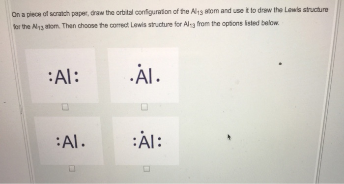 aluminum lewis dot structure