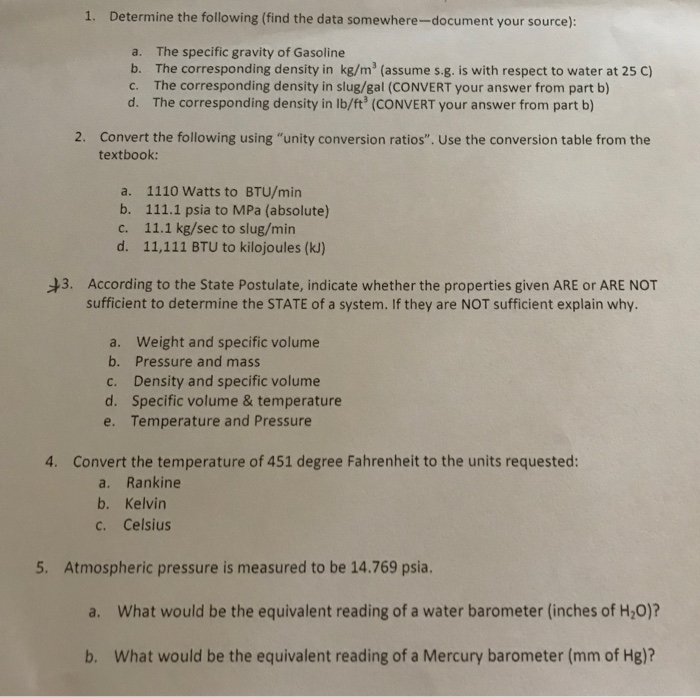 Determine The Solved: The (find Following Somewher ... 1. Data