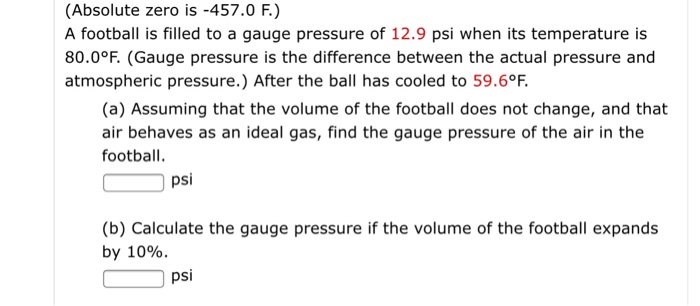 zero gauge pressure