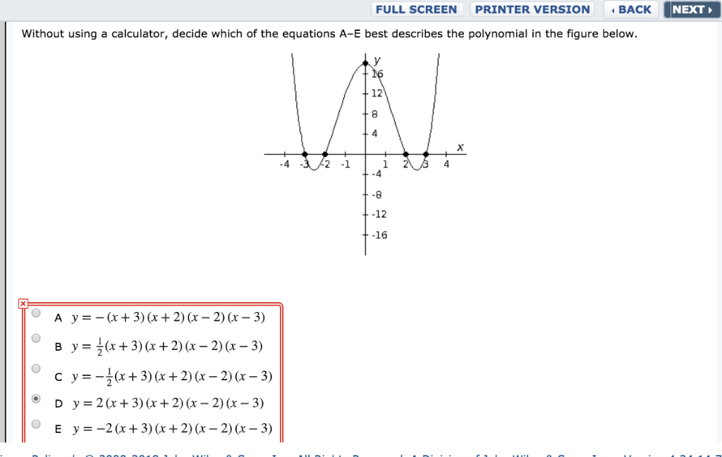 Solved Chapter 11 Section 11 3 Question 021 Incorrect Chegg Com