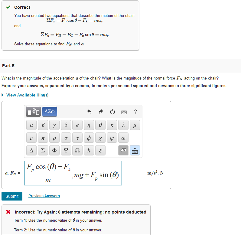 Solved When Solving Problems Involving Forces And Newton