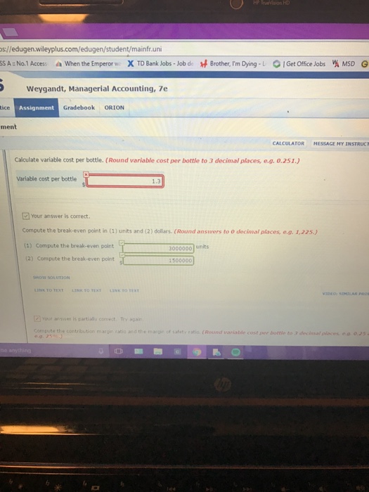 Solved Https Led Ugen Wileyplus Com Edugen Student Maintr