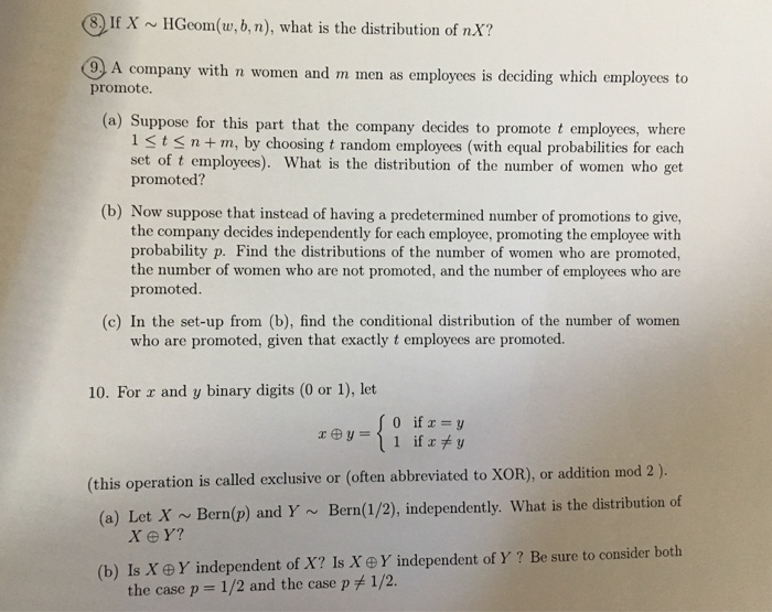 Solved Si X Hgeom U B N What Is The Distribution Of Nx Chegg Com