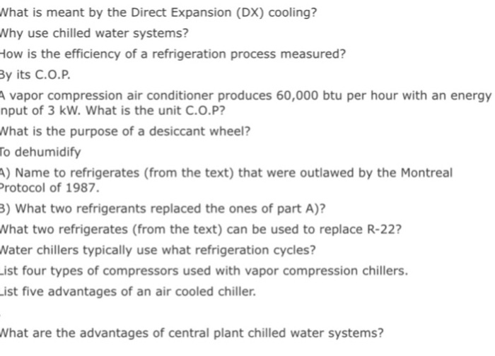 direct expansion cooling