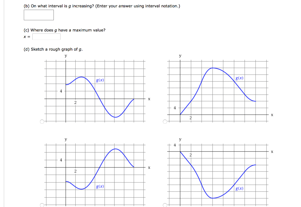 Solved Let G X 0 R Dt Where F Is The Function Whos Chegg Com