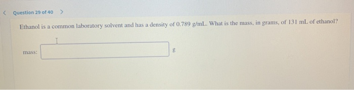 A Sample Of Metal Has A Mass Of 18 94 G And A Volume Chegg Com