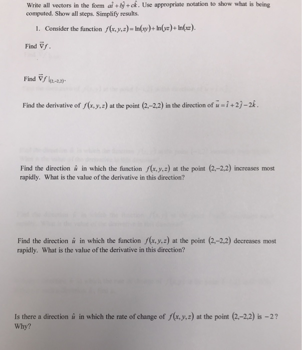 Solved Write All Vectors In The Form Ai Bi Ck Use Appro Chegg Com