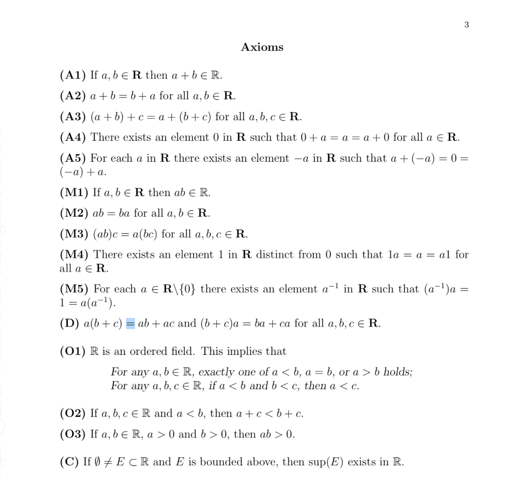 Solved Problem 5 Prove That If A B Ye R Then Ab A 6 Chegg Com