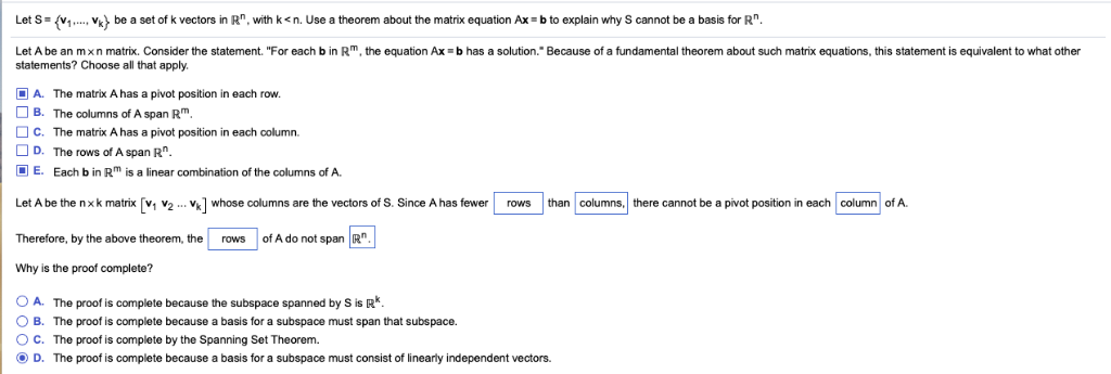 Sv homework matrix picture