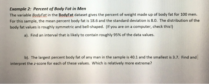 The classification levels of body fat percentage (% fat) based 95