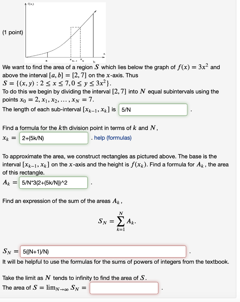 Solved E X 1 Point We Want To Find The Area Of A Region S Chegg Com Solved E X 1 Point We Want To Find The Area Of A Region S Chegg Com