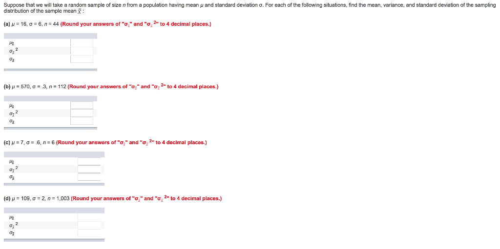 Solved Suppose That We Will Take A Random Sample Of Size Chegg Com