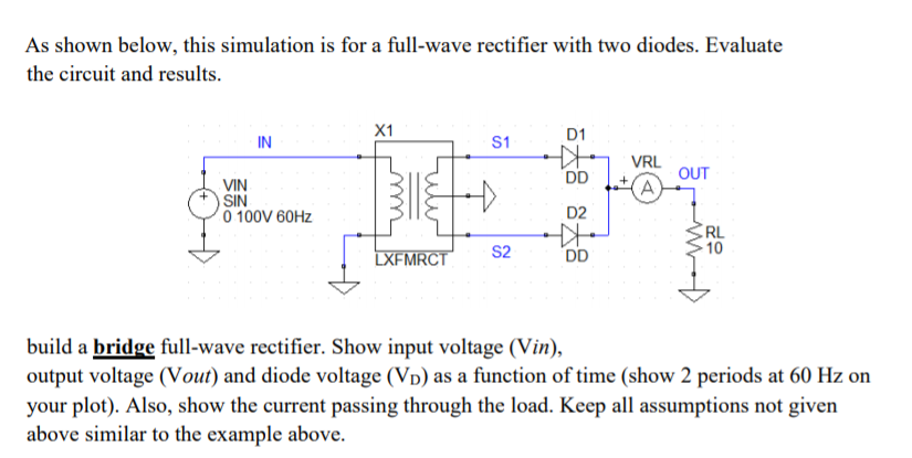 full wave rectifier function