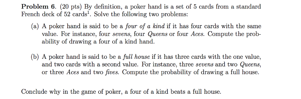 What Poker Hand Beats Four Aces