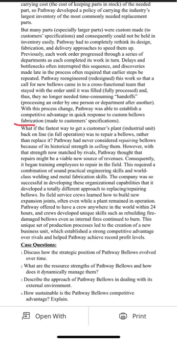 Strategic management case study with solution pdf image