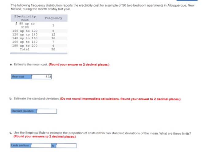 Solved The Following Frequency Distribution Reports The E