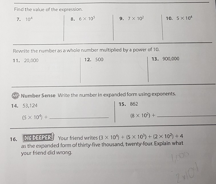 Solved Find The Value Of The Expression 7 104 8 6 X 105 Chegg Com