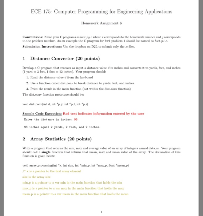 ECE 175: Computer Programming for Engineering