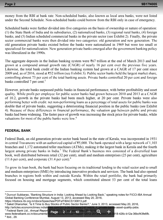 Q 1 What Is The Intrinsic Value Of Federal Bank Us Chegg Com