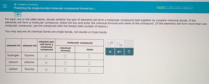 Solved O Chemical Bonding Predicting The Single Bonded Mo Chegg Com