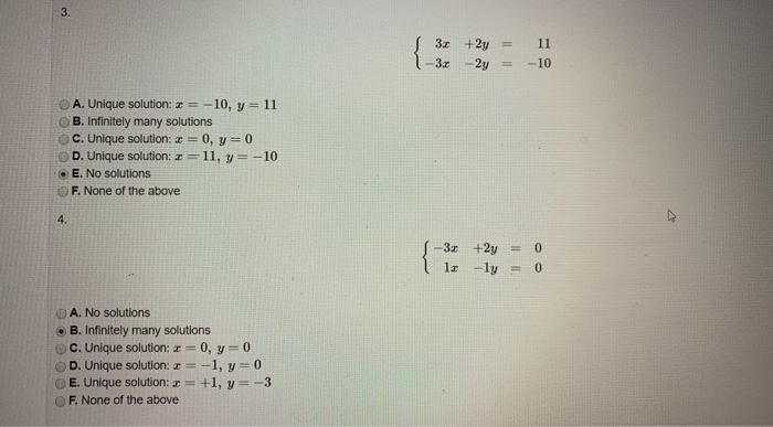 Solved 1 Point For Each System Determine Whether It Ha Chegg Com