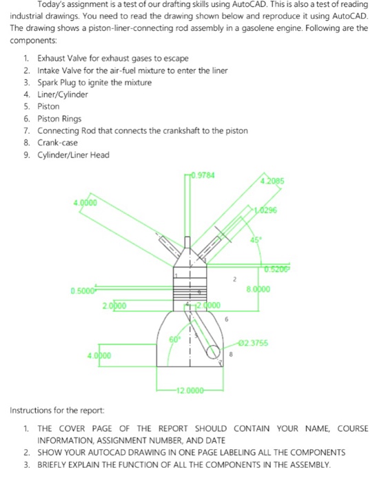 Solved Today S Assignment Is A Test Of Our Drafting Skills Chegg Com