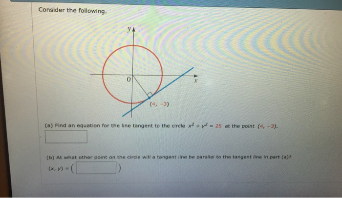 Consider The Following Find An Equation For The Chegg Com