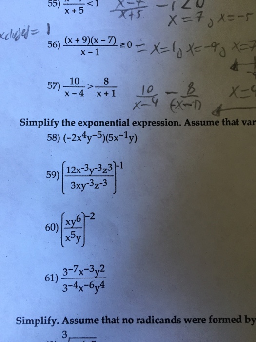 X 9 X 7 X 1 Greaterthanorequalto 0 10 X Chegg 