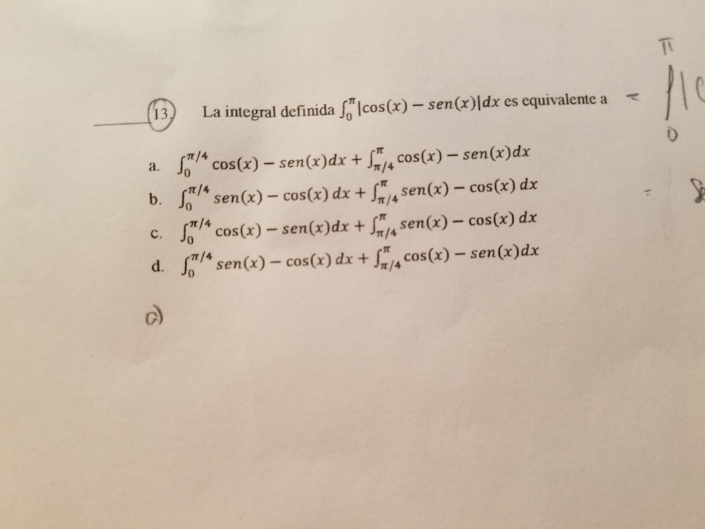 Solved The Defined Integral Of Cos X Sin X Is Equiv Chegg Com