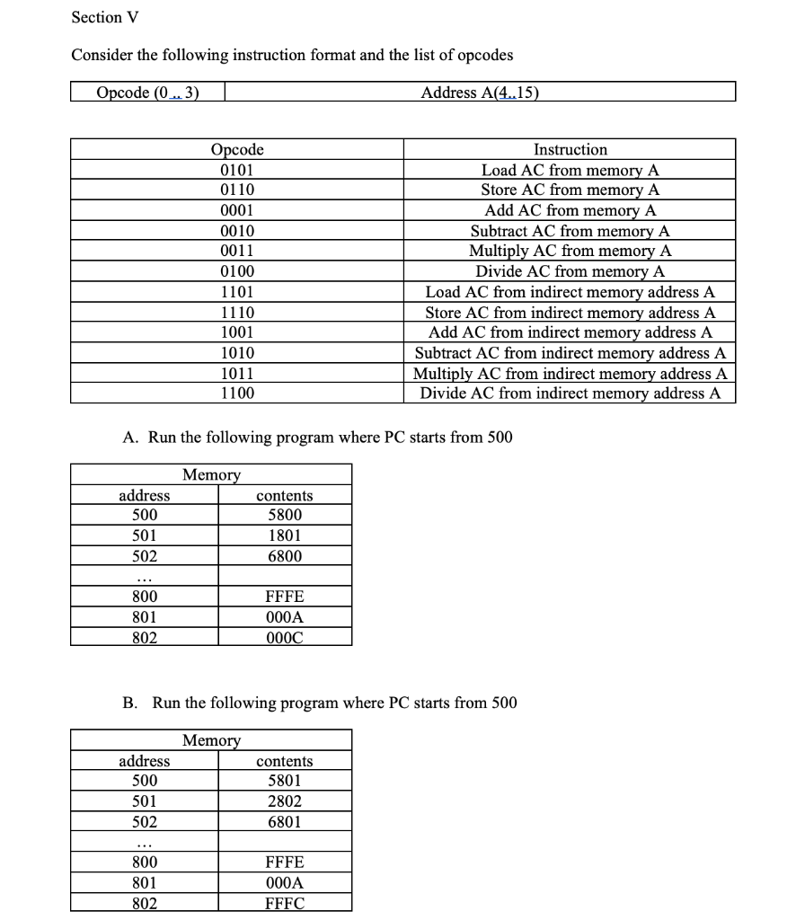 Solved Instruction Set Architecture R Register X Y Opl Chegg Com