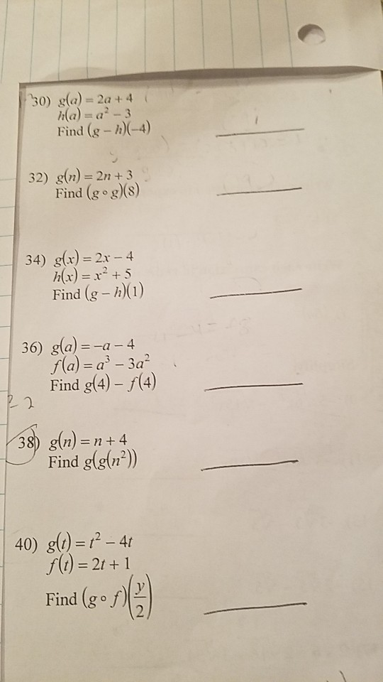 Solved 30 A 2a 4 A A3 Find G 4 32 G N 2n 3 Fin Chegg Com