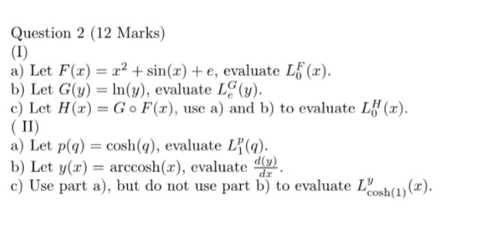 Solved Question 2 12 Marks A Let F X 2 2 Sin X Chegg Com