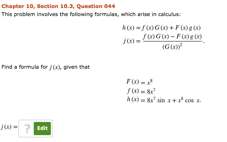 Solved This Problem Involves The Following Formulas Whic Chegg Com