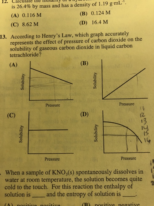 Solved 12 Calculate The Olanty Is 26 4 By Mass And Ha